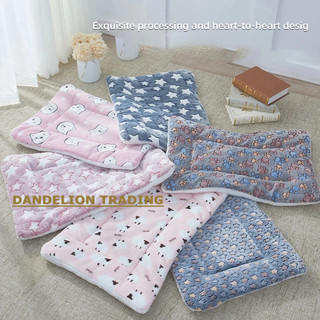 [DELION] Thảm ngủ cho thú cưng Flannel Giường cho chó Mèo Litter Puppy Giường cho chó Sofa Nệm đáng yêu cho chăn chó lớn nhỏ Đồ dùng cho thú cưng