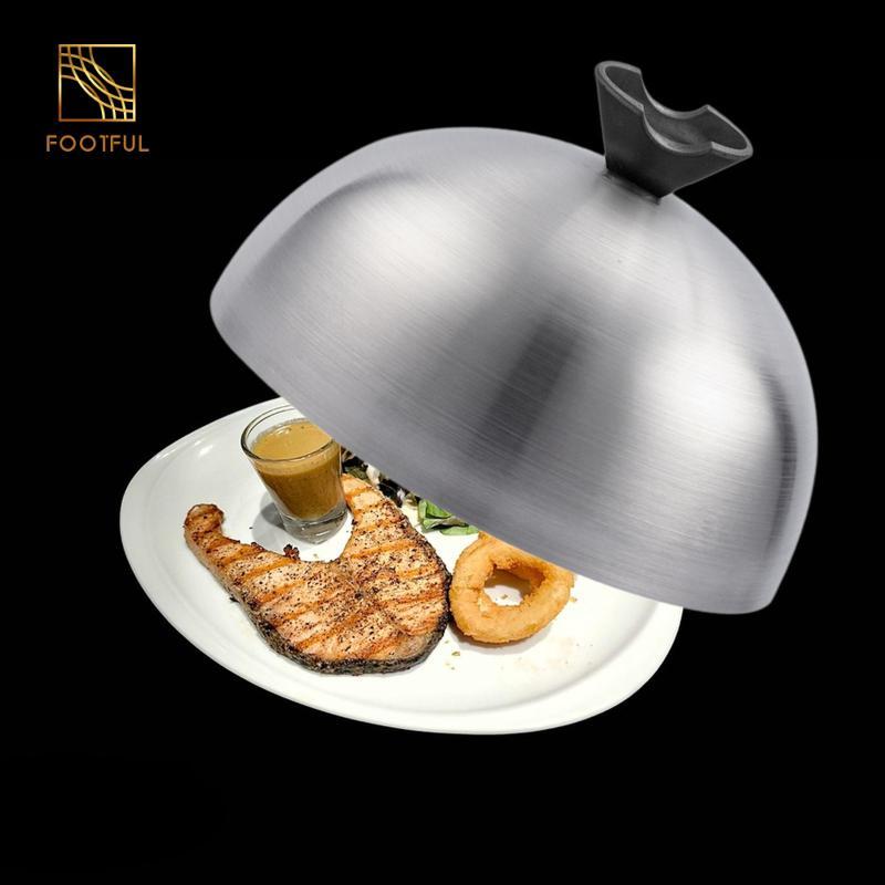Burger Cover Nắp Nồi Tròn Hấp Thực Phẩm Chảo Chiên Có Lưới Mái Vòm