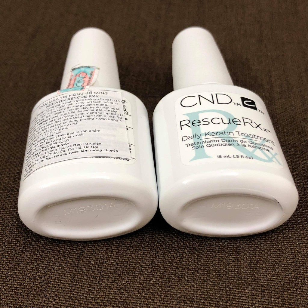Dầu Dưỡng Móng bổ sung Daily Keratin Treatment CND RescueRxx 15ml [ MK ]