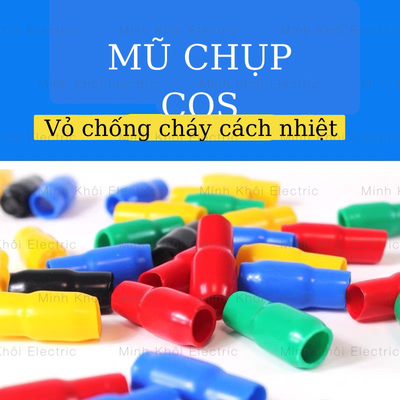 Mũ chụp đầu cosse, đầu chụp cos sc, nón chụp cos,bọc nhựa đầu cos,chụp nhựa đầu cos, chụp cos
