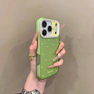 Sang Trọng Màu Sóng Chấm Tình Yêu Ốp lưng iPhone17 16 15 14 13 Pro Max Chống Sốc Bảo Vệ Camera Chống Rơi Ốp Lưng Mềm
