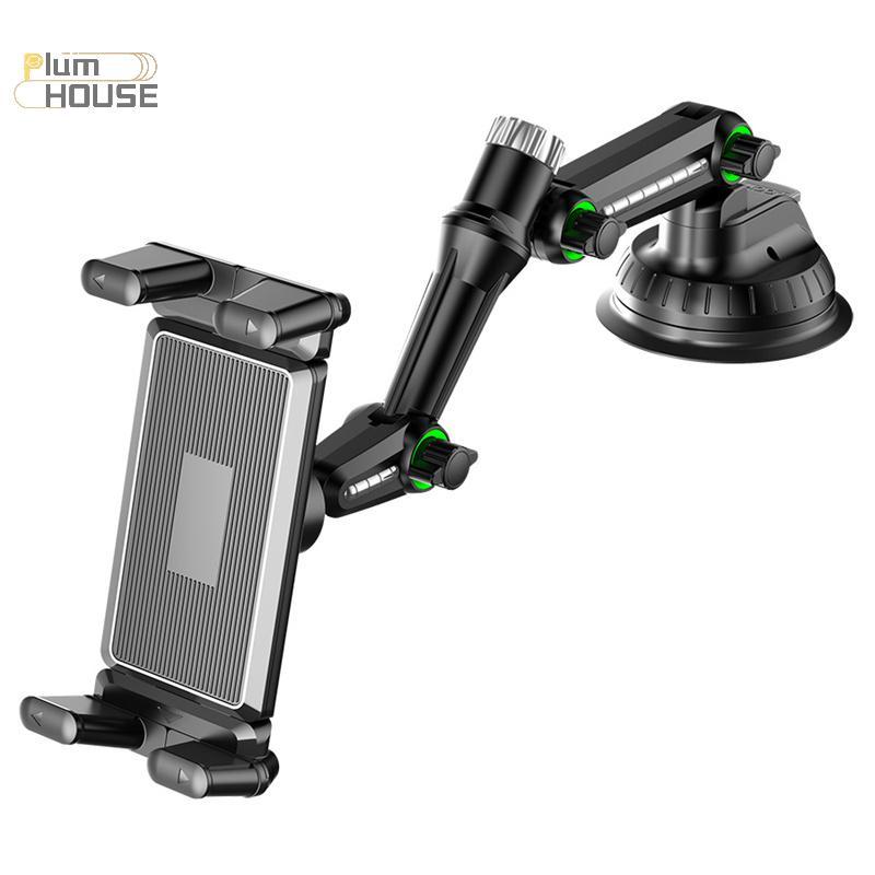 PlumHOUSE Giá Đỡ Máy Tính Bảng Tay Dài Hút Cốc Gắn Cho Pro Air 4-13inch Cho Máy Tính Bảng SUV Xe Tải Kính Chắn Gió Cửa Sổ VN