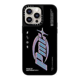 Ốp điện thoại gương chống rơi Graffiti bằng tiếng Anh thích hợp cho iPhone 17 ProMax 17 Pro 17 Air 16promax 16 15promax 15 14promax 13 13promax Vỏ bảo vệ cạnh đen