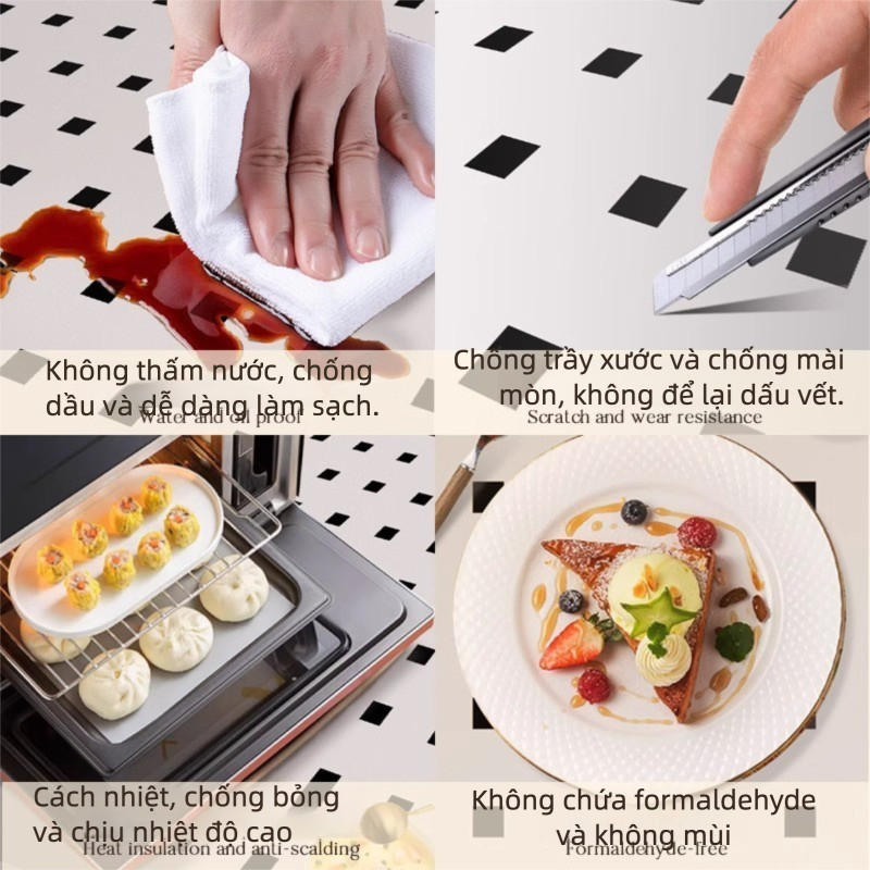 Thảm da silicone chống nước cao cấp | Bảo vệ tủ TV, tủ rượu, bàn ăn | Chống dầu, chống trượt, dễ vệ sinh | 7 mẫu sang trọng