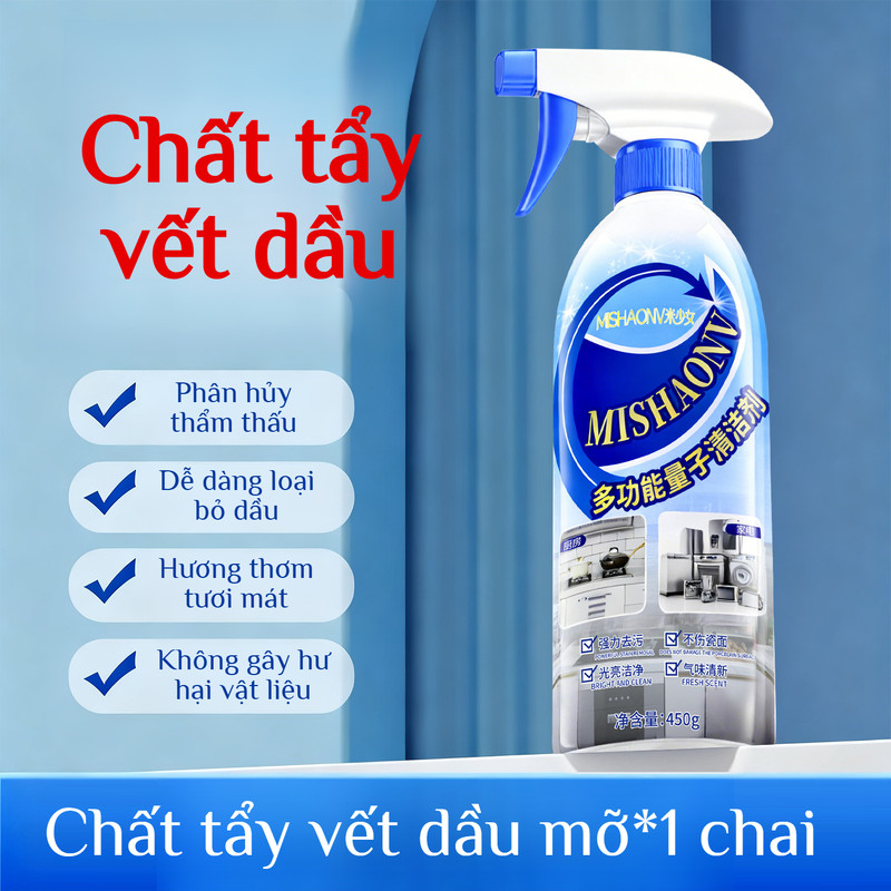 Dung Dịch Tẩy Dầu Mỡ Nhà Bếp Đa Năng - Hình ảnh thực tế