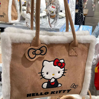 GC2 Túi đeo vai nữ HelloKitty dễ thương Thiết kế đa năng Thời trang Túi Tote đi lại CG2