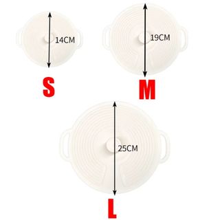 Nắp nồi silicon IDEANEST, Nắp bát chống tràn chống bụi, Chống nước di động có tay cầm Vỏ dầu tái sử dụng cho tủ lạnh lò vi sóng