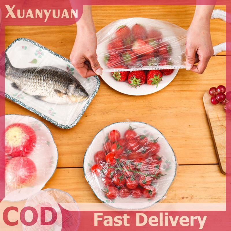XUAN 100 Có Thể Tái Sử Dụng Bảo Quản Thực Phẩm Giữ Thực Phẩm Tươi Nhựa Bọc Tấm Dán Phim VN