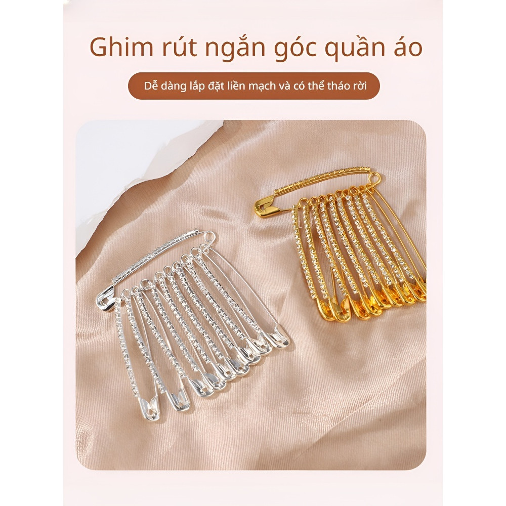 Chốt thắt lưng/Ghim an toàn thắt eo đơn giản cho bé gái / ghim an toàn thay đổi thắt lưng / ghim an toàn chống lộ