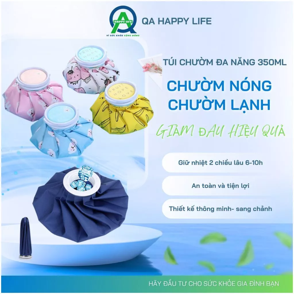 Túi chườm đa năng QA Happylife 350ml và 700ml