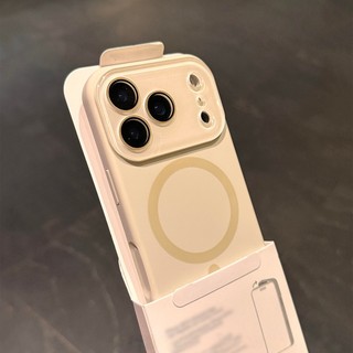 Ốp điện thoại di động từ tính silicon cửa sổ nhỏ tiên tiến cho iPhone17 16 15 14 13 Pro Max bảo vệ ống kính máy ảnh chống sốc Vỏ lưng mềm chống rơi