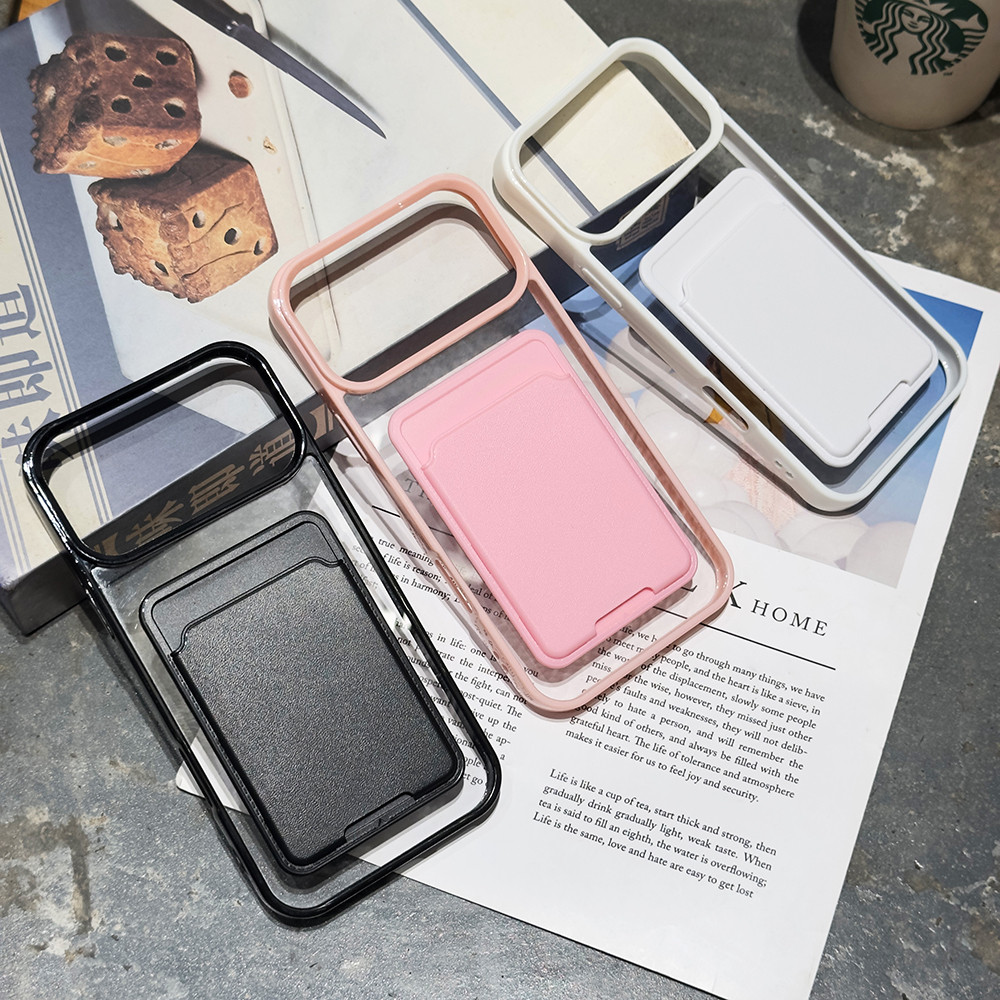 Ốp Điện Thoại Cho Samsung Galaxy A06 A16 A54 A35 A15 A55 A52 A56 A36 5G S23 S22 Ultra S24 FE S25 Túi Đựng Thẻ Màu Kẹo Ví