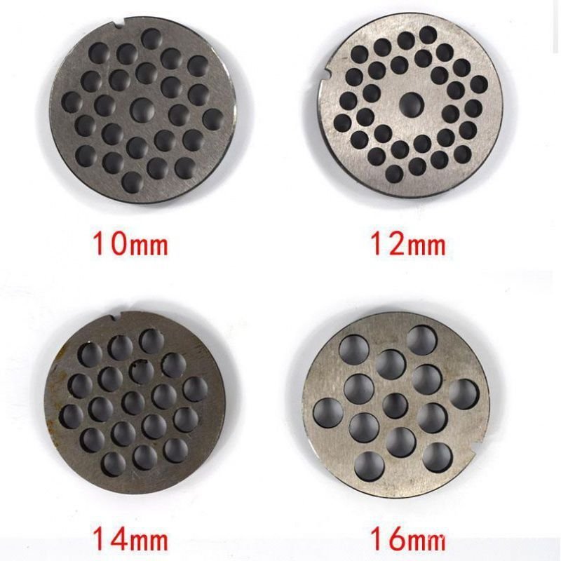 Máy Xay Thịt Lưỡi Phụ Kiện Tấm Lỗ Thép Mangan Grate Thịt Ổ Cắm Ban Điện Thịt Xay Lưỡi Dao Tròn Ban Phụ Kiện 1NG4