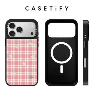 Từ Tính Màu Hồng Pentagram Lưới Gương Cứng Ốp Lưng Điện Thoại iPhone 17 Pro Max 17 Air 16 Plus 15 14 13 12 11 Vỏ Chống Sốc