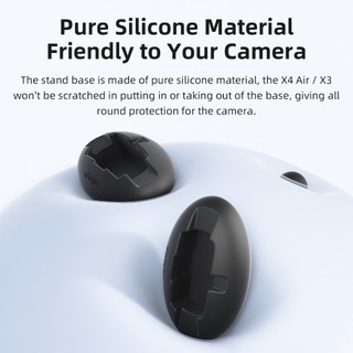 Dành Cho Insta360 X4 Air / X3 Đế Silicon Xe Cố Định Chống Thấm Nước Và Chống Bụi Để Bàn Bảo Vệ Phụ Kiện Camera Thể Thao