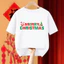 Quyến Rũ Trẻ Em Giáng Sinh Vui Vẻ Áo Thun Lễ Hội Ông Già Noel Và Cây In Hình Tay Ngắn Ngày Lễ Quà Tặng