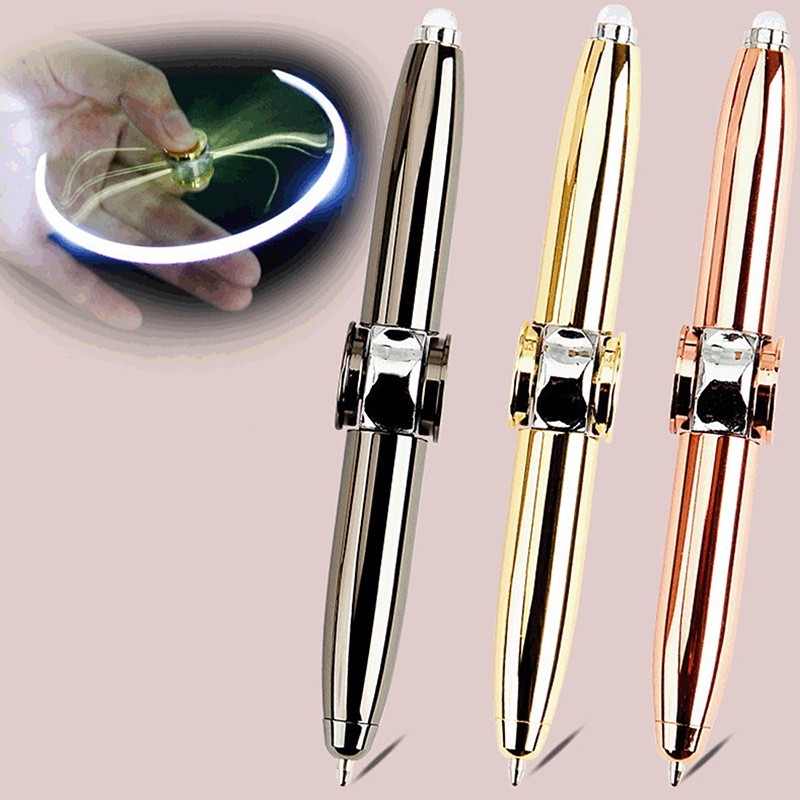 Bút bi xoay đa năng, viết và giải trí，bút quay，Con Quay Fidget Spinner