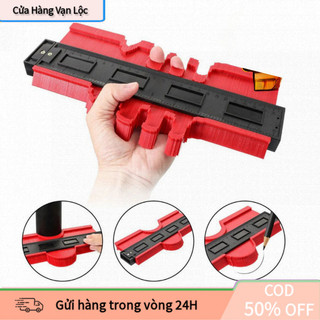 【vạn】Thước Sao Chép Hình Viền Đa Năng 250mm – Dụng Cụ Đo Góc, Mẫu Hình Uốn Lượn Có Khóa Cố Định
