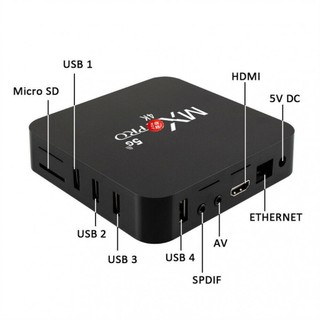 SUBOGDG Android TV Box Mxq Pro Ram 16+256GB Smart Tivi Box 4K Wifi 5G Android