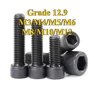 (Vít lục giác cường độ cao cấp 12.9 Mở rộng Bu lông răng đầy đủ Đầu xi lanh Đầu cốc Vít M3 / M4 / M5 / M6 / M8 / M10 / M12