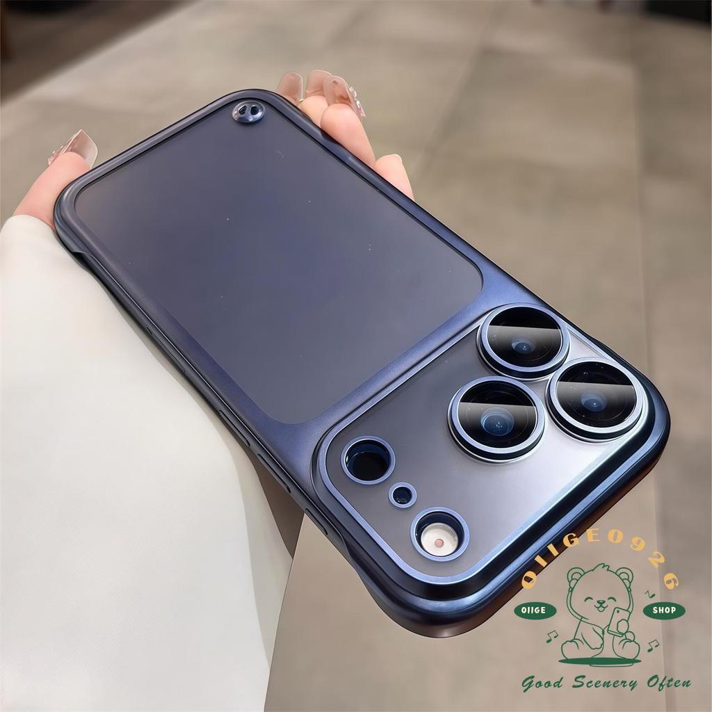 【 Ốp lưng iPhone17 】 Vỏ mạ mờ siêu mỏng Không viền iPhone 17 Pro Max 16 15 14 13 12 cho vỏ iPhone Vỏ cứng PC chống sốc