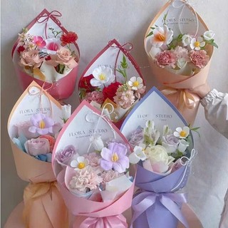 [HỎA TỐC HCM]Cốt giấy TAM GIÁC VIỀN BƯỚM bó hoa, bó 10-15 bông, cốt định hình cho bó hoa cực tiện lợi...