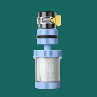 Bộ lọc vòi sáu lớp xoay 360 độ Phòng tắm chống bắn tung tóe Nhà bếp Bộ lọc nước máy đa năng