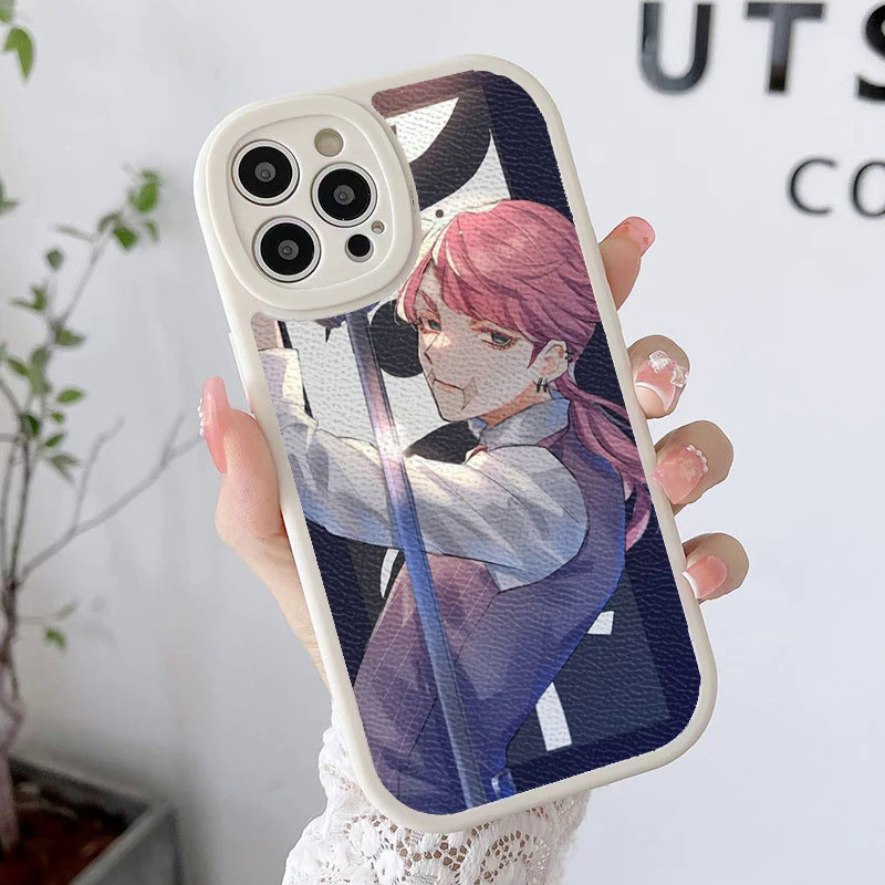 Ốp lưng da cừu TP-1 Sanzu Haruchiyo Tokyo Revengers cho iPhone 12 13 Mini Pro XS XR X 8 7 Plus SE 2020 Back Cov
