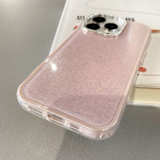 Sang Trọng Sáng Bóng Kim Cương Camera Lấp Lánh Bóng Ốp Lưng Cho iPhone17 16 15 14 13 12 11 Pro Max Plus Vỏ Bảo Vệ Chống Sốc