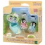 Sylvanian Families Doll and Furniture Set 【Penguin Baby Cart】 DF-23 ST Mark Certified, for Ages 3 and Up, Toy Dollhouse, EPOCH Corporation.