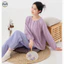 Áo len Cardigan cổ tròn 100% cotton và Bộ đồ ngủ dài màu sắc đa dạng dành cho nữ