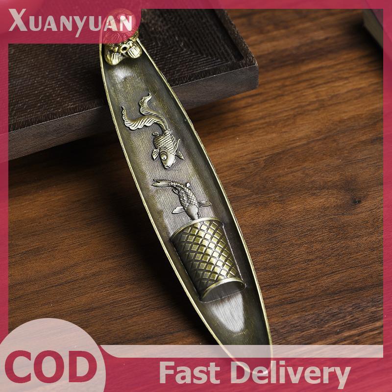 XUAN Sáng Tạo Giá Đỡ Hương Thuyền Ông Già Câu Cá Phong Cách Nhật Bản Hương Dính Đốt Hương Liệu Trang Trí Trang Trí Nhà VN