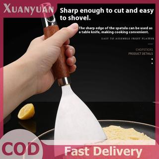 Xẻng Chiên Inox XUAN Cho Pizza Nướng Hamburger Patty Molder Nướng Bánh Omelette Xẻng BBQ Bộ Dụng Cụ Nhà Bếp Thìa VN