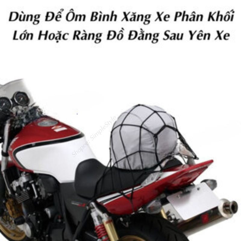 M6B Lưới Thun Ràng Đồ Moto, Xe Máy Đi Phượt Tiện Dụng MALAN