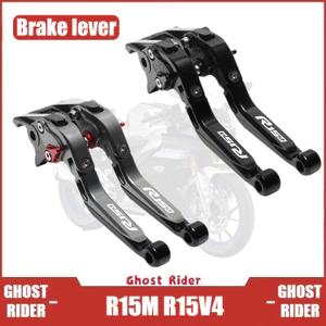 Dành Cho Xe YAMAHA R15M R15 V4 Sửa Đổi CNC Có Thể Điều Chỉnh Có Thể Gập Lại Phanh Ly Hợp Đòn Bẩy Dễ Dàng Kéo Đua Bộ Phụ Kiện