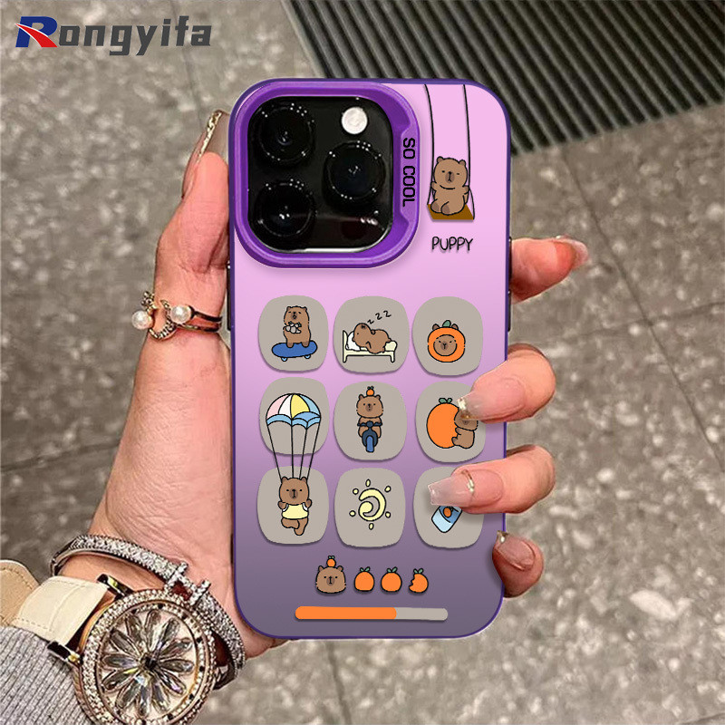 Ốp Điện Thoại Hoạt Hình Capybara Cho Xiaomi 17 Pro Max 15T 15 Ultra 14T 14 Civi 13 Ultra 13T Pro 4G 5G Vỏ Mờ Dễ Thương Ngộ nghĩnh Chống Sốc Ốp Lưng Cứng