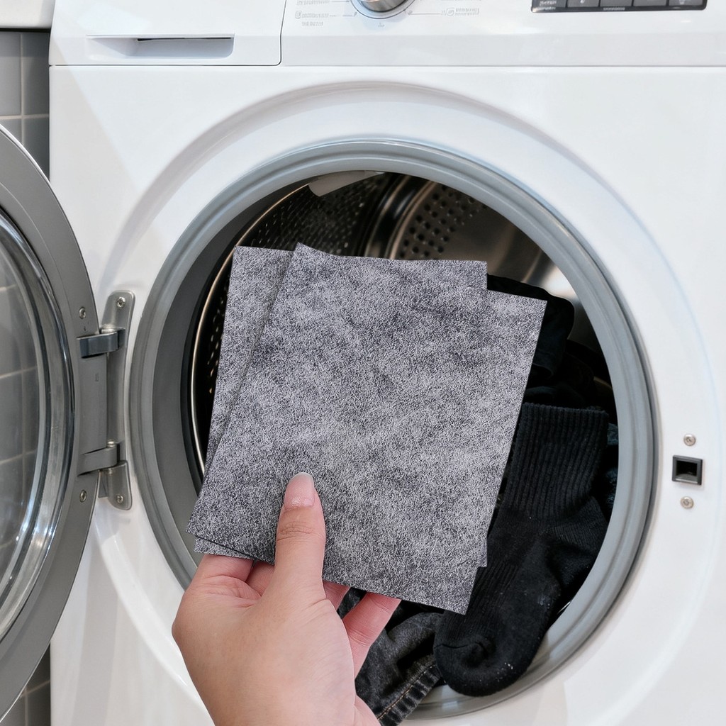 [H & L] Giấy làm mới thuốc nhuộm quần áo màu đen - Tờ phục hồi màu sắc cho vải Cotton / lụa / vải pha trộn 1 / 3 / 5 tờ ﻿