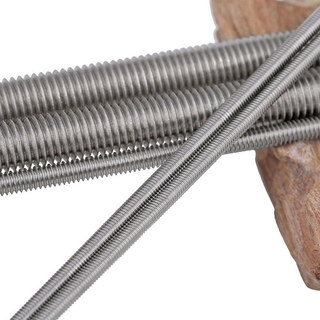 M6 M8 M10 Full Ren Vít Thanh Inox Không Đầu Bu Lông Ren Vít Chiều Dài 20mm ~ 300mm
