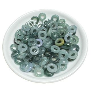 ((5 cái) Ngọc tự nhiên nước xanh 11-15mm - Nhẫn và bông tai đa màu sắc)