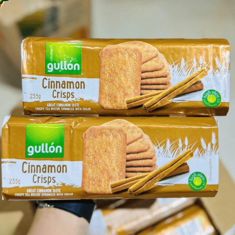 Bánh Quy Gullon Vị Quế Cinnamon 235g, Kết Hợp Giữa Độ Giòn Tan Và Hương Vị Quế Ấm Áp