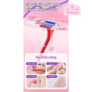 Bộ 3 Dao Cạo Lông Mini Gecomo, Dao Cạo Bỏ Túi Tiện Lợi