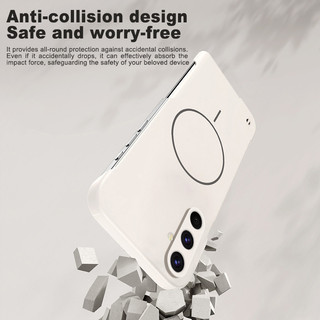 Ốp điện thoại không khung siêu mỏng mờ cho Samsung Galaxy A56 A16 A55 A35 A15 A05 A54 A34 A24 A14 A04 A04e A04S Màu trơn từ tính PC cứng chống sốc