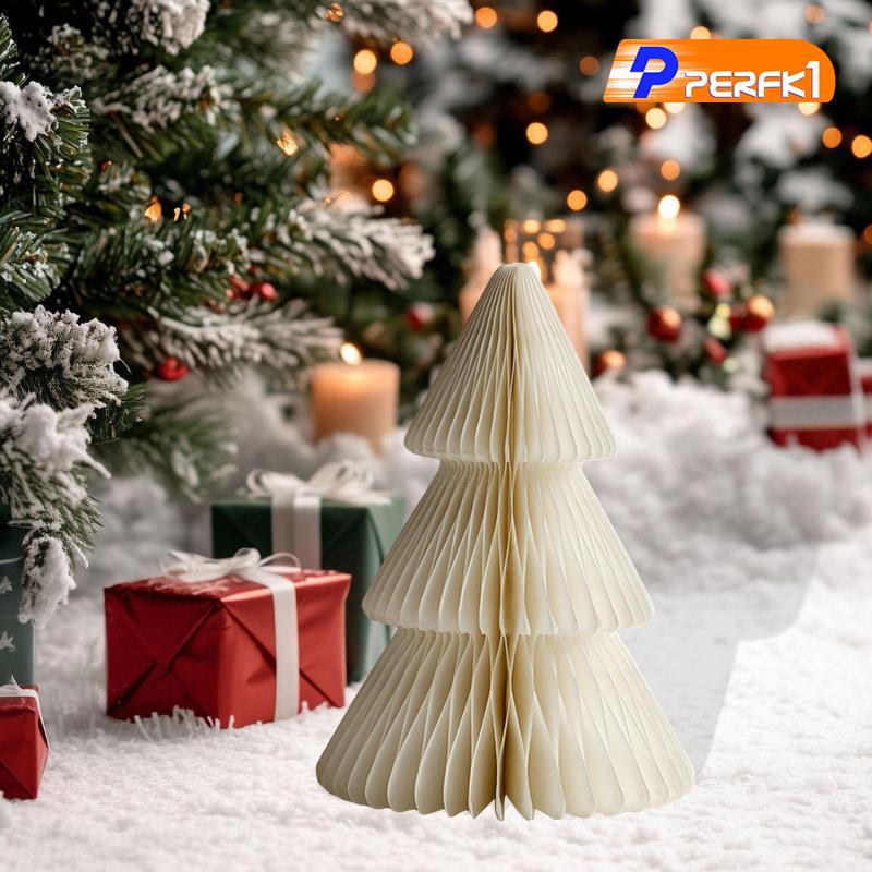 Giấy Giáng Sinh Trang Trí Cây Trang Trí Tổ Ong Cây Giáng Sinh Giáng Sinh Mantel Trang Trí Cho Kệ Sách