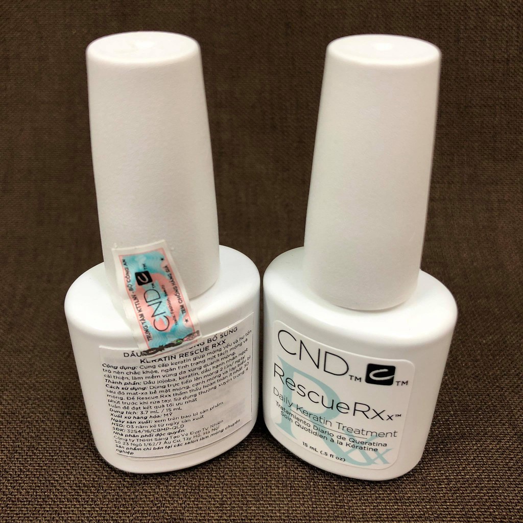 Dầu Dưỡng Móng bổ sung Daily Keratin Treatment CND RescueRxx 15ml [ MK ]