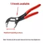 GILL 1 Kìm bơm, Cờ lê ống Mini 7 Inch, Cờ lê chuyển số di động được điều hòa đa chức năng