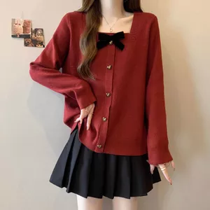 Áo thun dài tay cổ vuông nữ cho mùa Xuân-Hè, thiết kế rộng rãi, phù hợp mọi vóc dáng