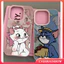 Ốp Lưng Tương Thích Cho IPhone 17 11 16 15 14 13 12 Pro Max Air XS XR X MAX 7Plus 16 15 14 Plus Dễ Thương Marie Cat Hoa Nơ Cặp Đôi Kết Cấu Da