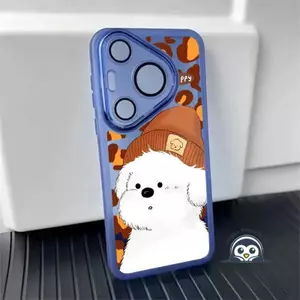 Ốp Điện Thoại Kính Ống Kính Chó Trắng Dễ Thương Cho Vivo Y400 Y300 Y78 Plus Y300T Y200E Y200 Pro Y100 Y95 Y91 Y91C Y91i Y90 Y89 Y85 Y75 Y73 4G 5G Vỏ In Hình Da Báo Hoạt Hình Ốp Lưng Mềm