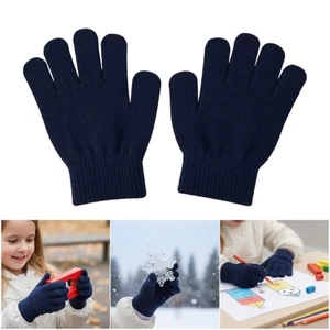 Treeling 1 Đôi Găng Tay Đan Trẻ Sơ Sinh Co Giãn Vải Đan Thoải Mái Mềm Nhiệt Mùa Đông Handwear Cho Trẻ Em 4 + 8T