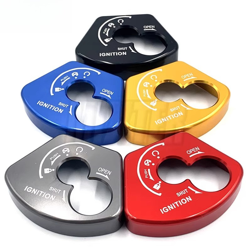 Dành Cho Xe YAMAHA YZF R15 V3 2017-2021 CNC Hợp Kim Nhôm Đánh Lửa Công Tắc Bao Khóa Chìa Khóa Trang Trí Nắp Xe Máy Phụ Kiện